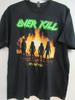 OVERKILL OFFICIAL MERCH FEEL THE FIRE BAND CONCERT MUSIC T- 2XL / XXL Unisex T-Shirt