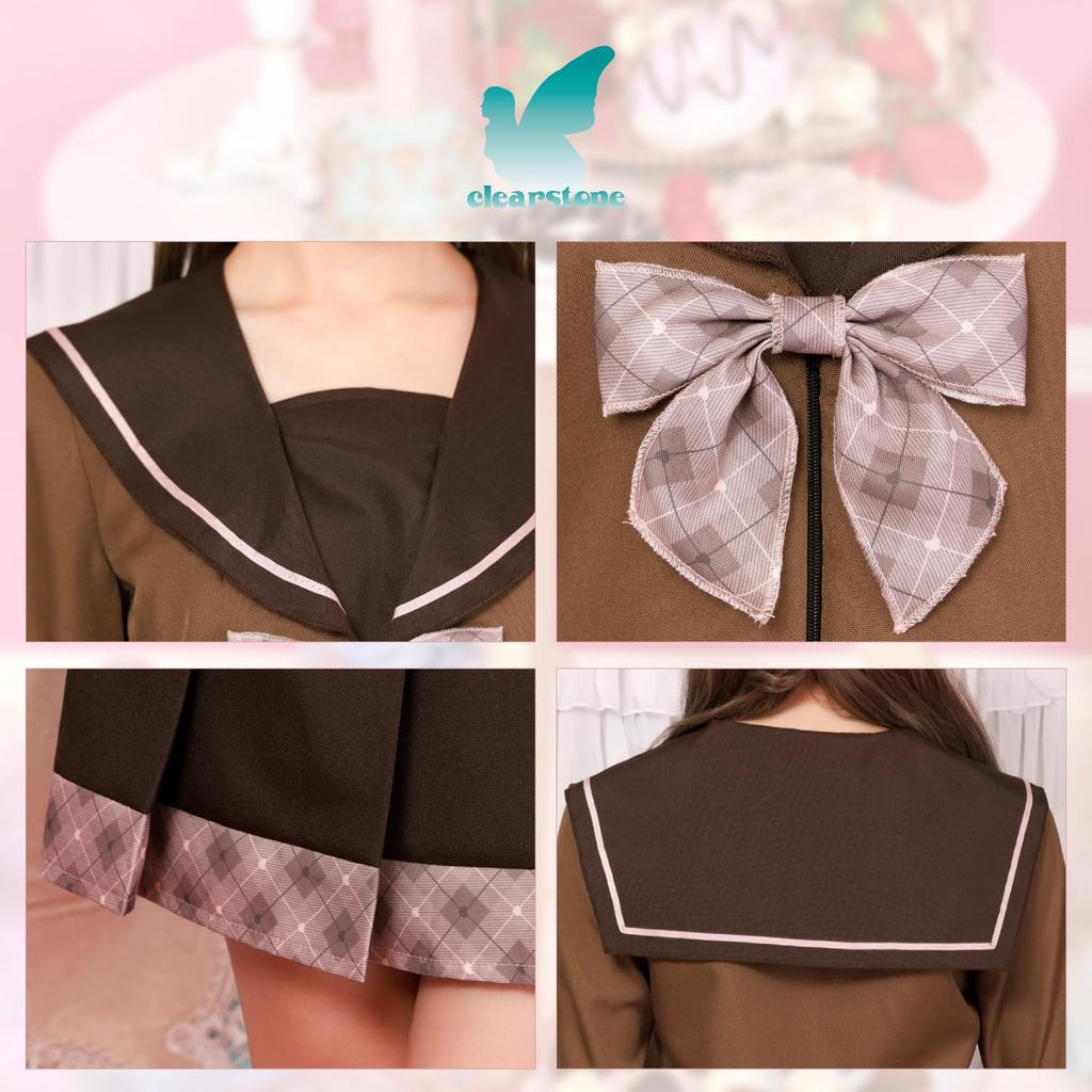 Cosplay Valentine Chocolate Sailor Brown [Clear Stone] Women's