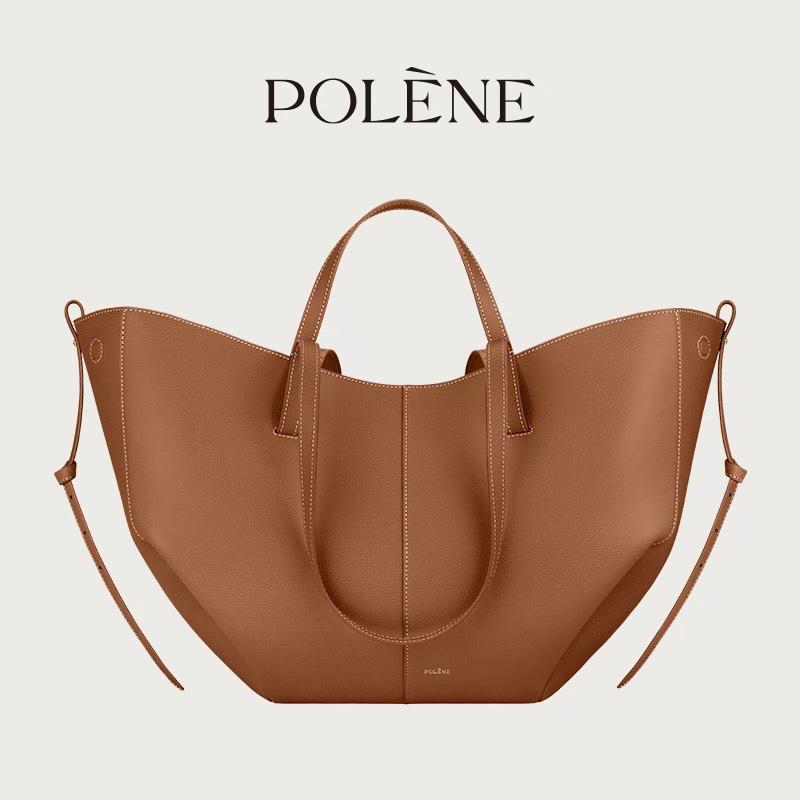 Polen Pollingen Cowhide Bucket Bag - Large Capacity Women's Tote & Handbag for Commuting