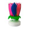 Lotus Blooming Musical Birthday Cake Candle - Smoke-free & Odorless for Kids' Celebrations