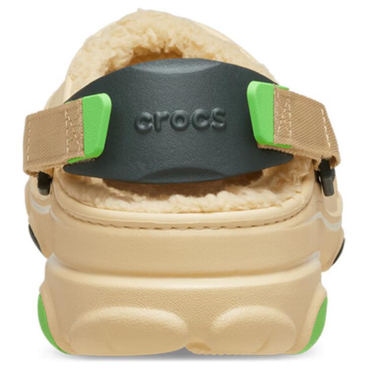 Crocs All Terrain Lined Clog EVA Comfortable Breathable Clogs Unisex clogs Light-Yellow 207936-0HY