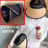 Empty Top Hat Sunscreen Hat Women'S Spring Summer Travel Simple Sun Hat Big Brim Full Face Visor Cycling Hat