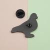 Pigeons Red Eyes Dove Enamel Pin Cute Bird Badge Cartoon Animal Brooch Novelty Fun Backpack Decoration Accessories