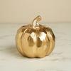 Golden Pumpkin Statue Thanksgiving Decorations Resin Pumpkin Figurine Autumn Farm Home Desktop Hallowee Party Ornament