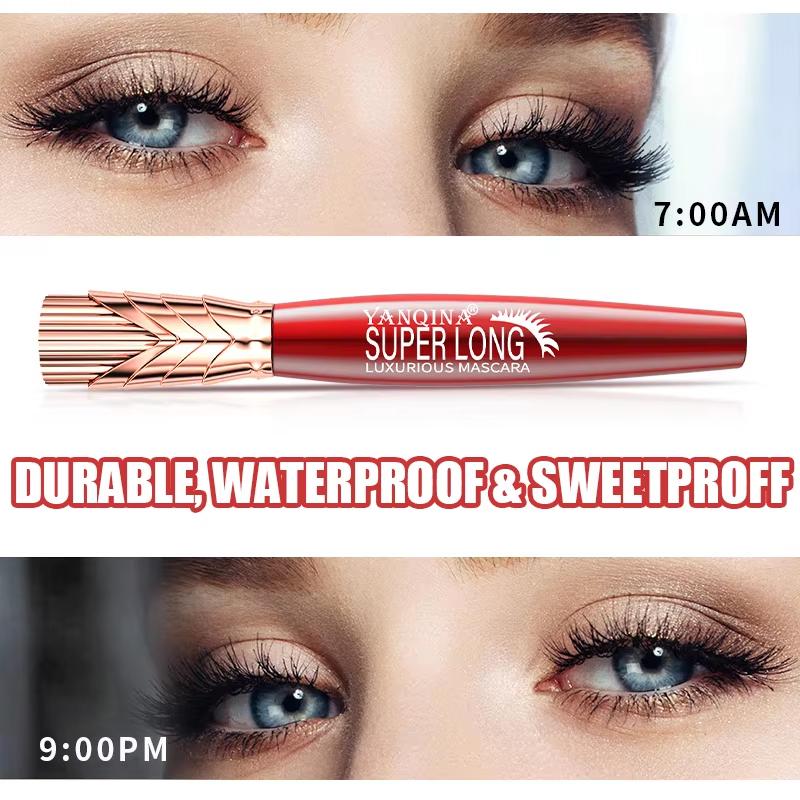 Eyelashes Lengthening Mascara Long Lasting Waterproof Women Korean Silky Lash Black Eyelashes Extension Makeup Beauty Cosmetic