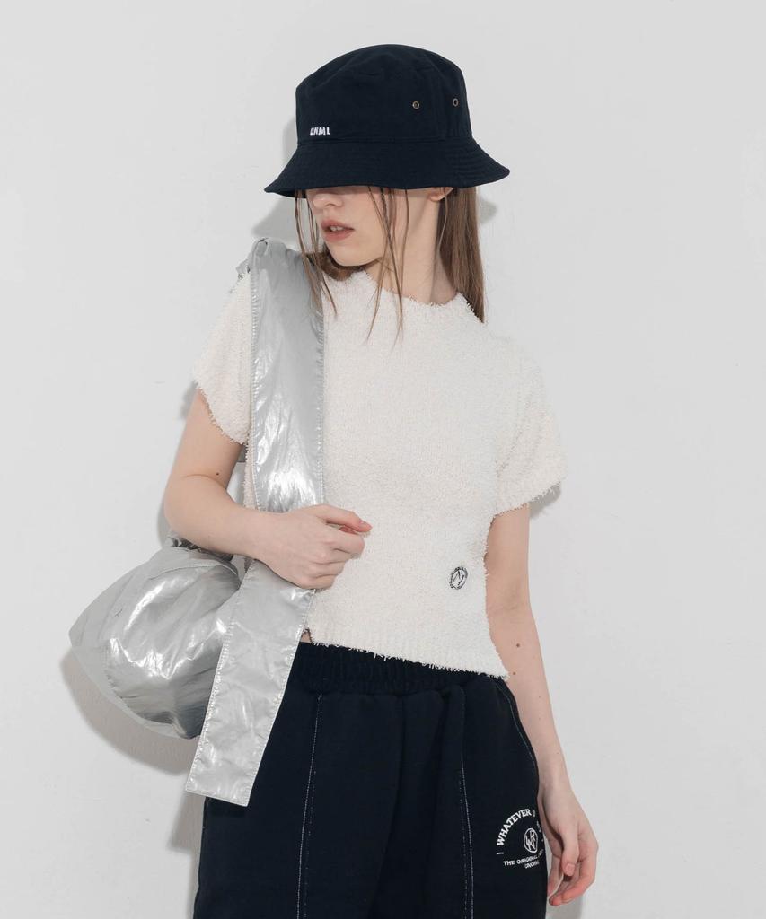 UNUSUALNORMAL Symbol Knit Top_Ivory