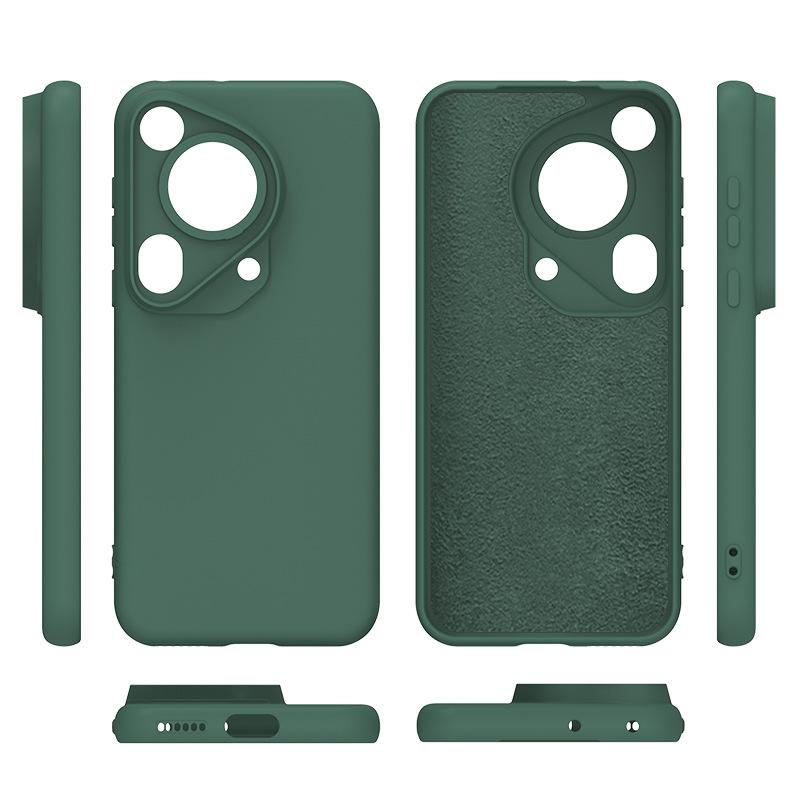 Suitable for Huawei Pura90pro Imitation Raw Liquid Silicone Mobile Phone Case NOVA15ULTRA Anti-drop Flocking and Dirt-resistant