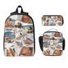 Karol G 2025 New Song LATINA FOREVA Backpack Lunch Box Pen Bags for Boys Girls Preschool Backpacks Kawaii School Bag Bookbag Set
