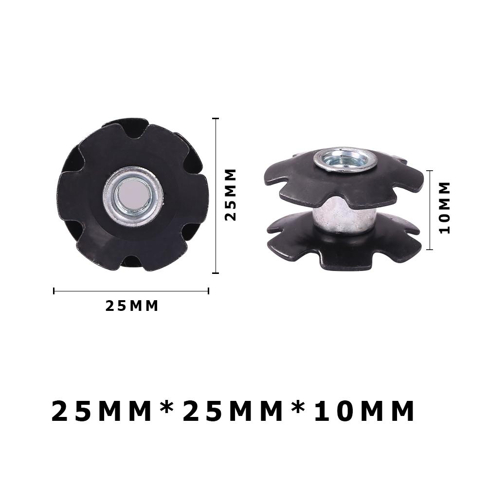 Steerer Plug MTB Fork Road Bicycle Part 28.6mm Bicycle Front Fork Steer Parts MTB Road Cycling Headset Bolts Star Nut
