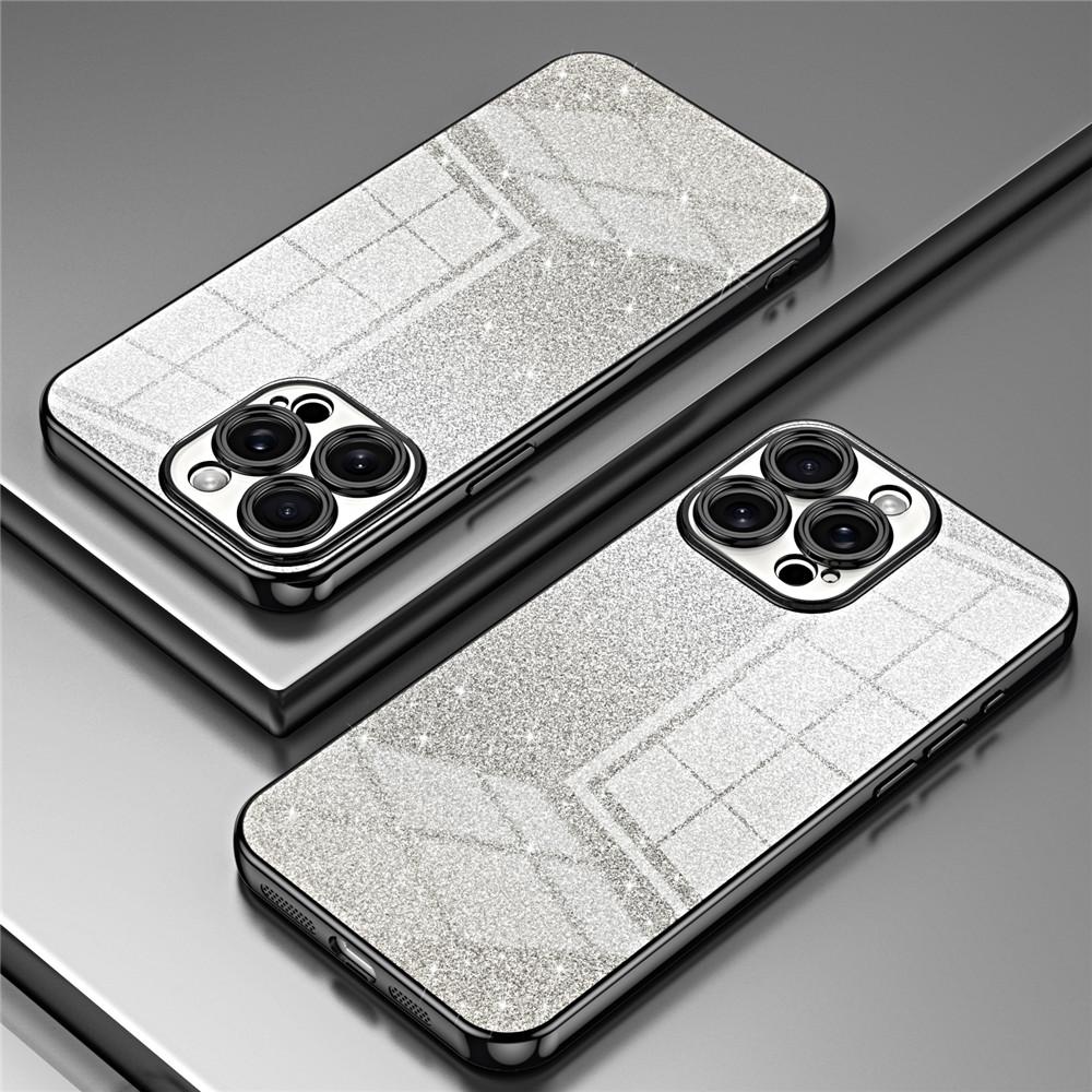 Luxury Plating Glitter Case For iPhone 15 14 Pro Max 13 11 Pro Max 12 Mini XR X XS 7 8 Plus SE 2020 Soft Shockproof Phone Cover