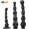 Huge Long Anal Toys Black Dildo For Woman Men Anal Masturbation Dilator Deep-In Anal Strip Buttplug