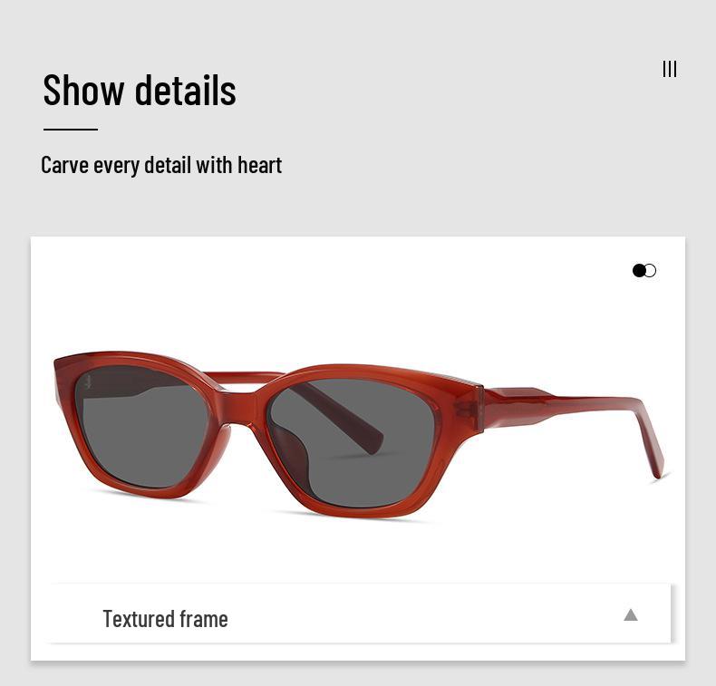 Unisex Trendy Runway Street Style Sunglasses - Small Metal Frame
