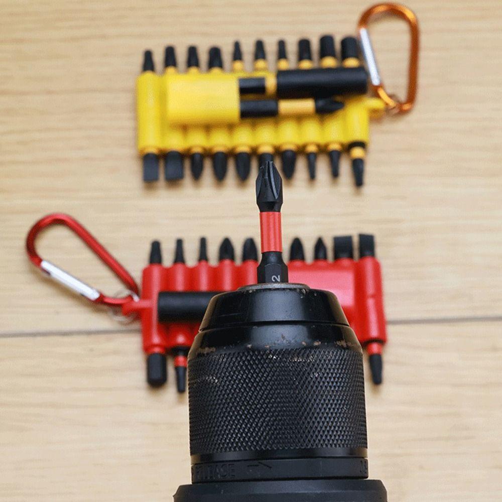 22Pcs Impact Resistant Hex Shank Bit S2 Alloy Steel Hardware Tool Set Daily Fastener Work