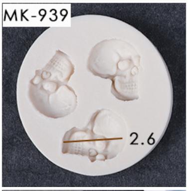 loween Sugar Art Pumpkin Skeleton Spider Owl Coffin Cake Decoration Silicone Mold Baking Cooking Tools