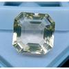 Beautiful Natural Light Yellow Sapphire 14+ Ct Asscher Cut Certified Gemstone
