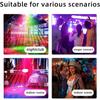 PAIFIEVD Mini Party Lights, Voice Activated Disco Lights, Car Mirror Ball Lights, Stage Lights for Dance Parties, Birthdays, Karaoke, Christmas, Weddi