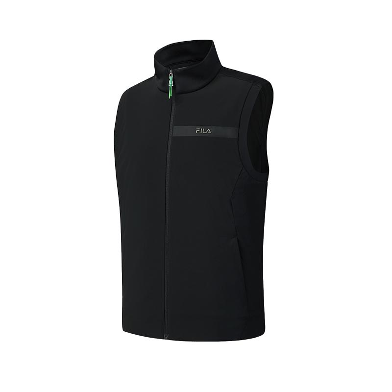 

FILA Golf Series Fashion Simple Personality Trendy Casual Sports Versatile Warm Cotton Vest Men vest A11M545947FBK XXL