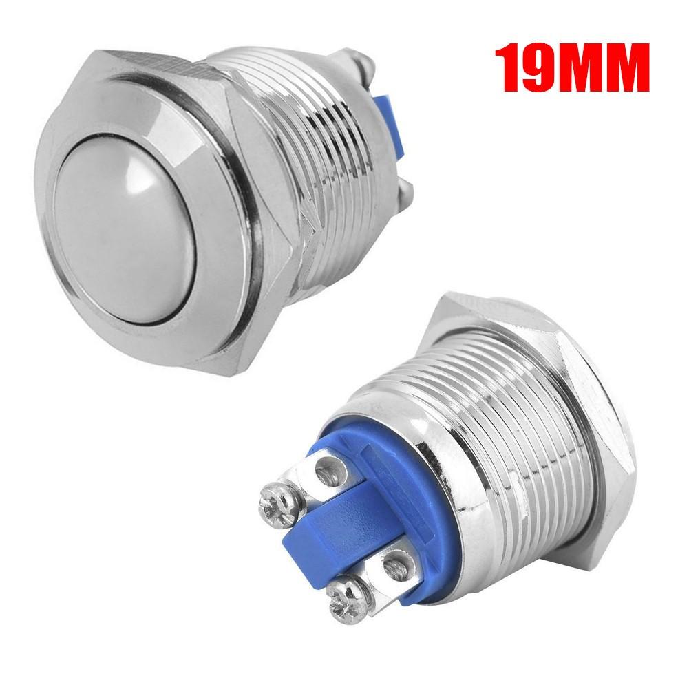 Waterproof Stainless Steel Push Button Switch Momentary Push On 2 AMP Rated 12v