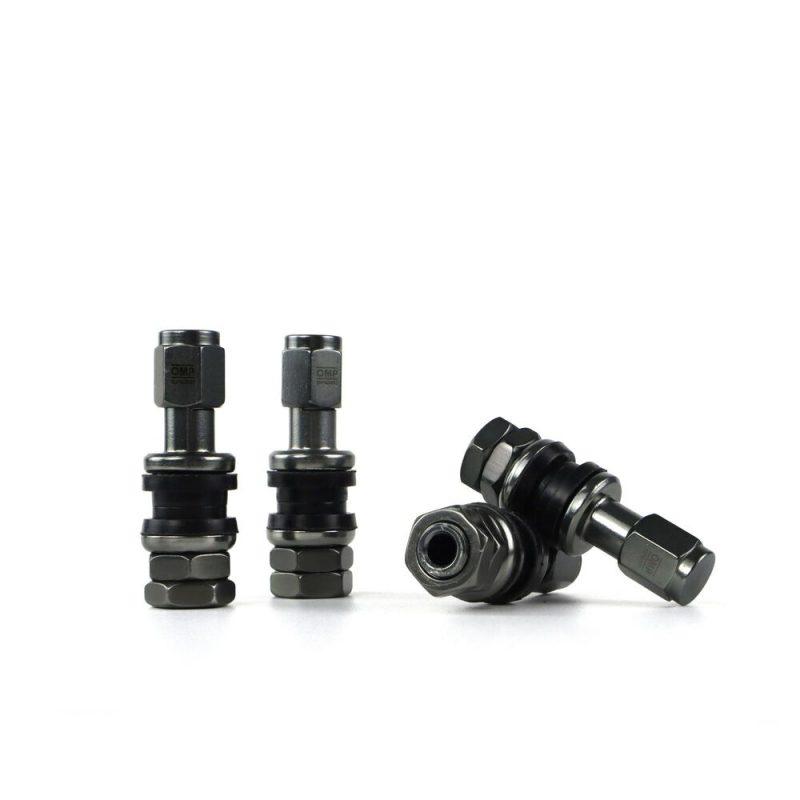 OMP-OMP Anthracite Aluminum Valve 4 Units
