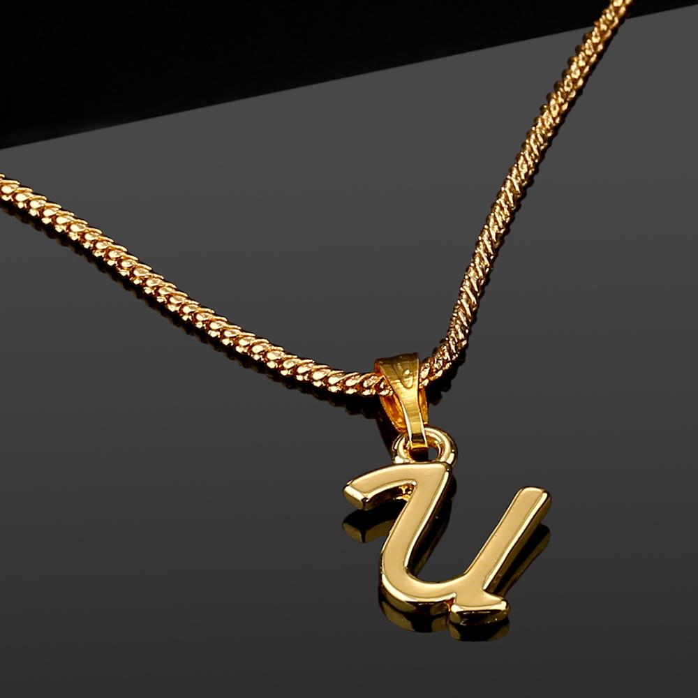 

Estele Valentine gift - Позолоченная подвеска Intital U Letter для женщин