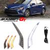 Amber White LED Car Front Bumper Sequential Turn Signal Lights DRL Fog Lights Assembly For Toyota Corolla L LE XLE 2020-2023