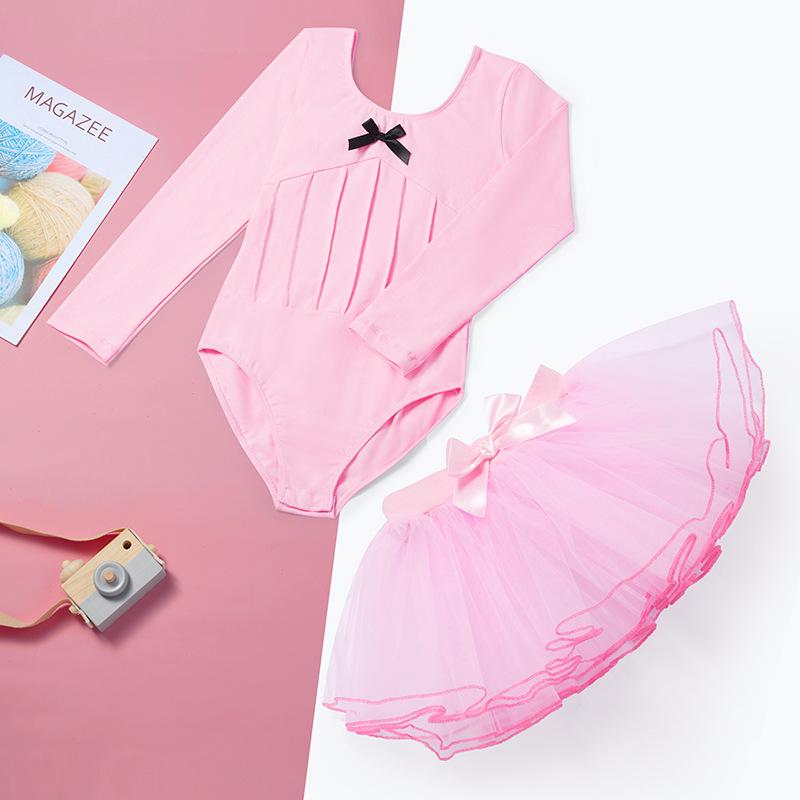 

Костюм для балета и гимнастики для девочек - Наряд для китайских танцев для малышей для летних тренировок 130