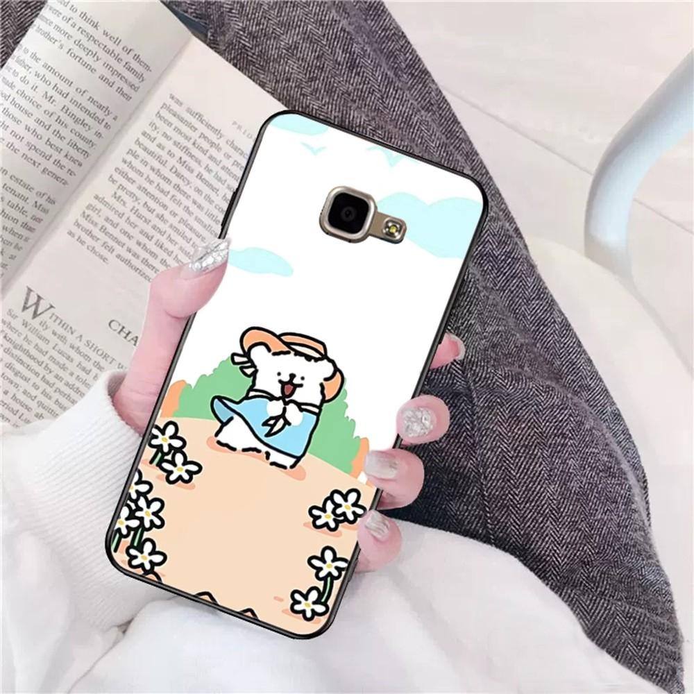 Line štěně maltézský roztomilý Pouzdro na telefon Pro Samsung A 13 21 30 31 32 51 52 53 70 pro Huawei Honor 50 60 70 pro OPPO vivo