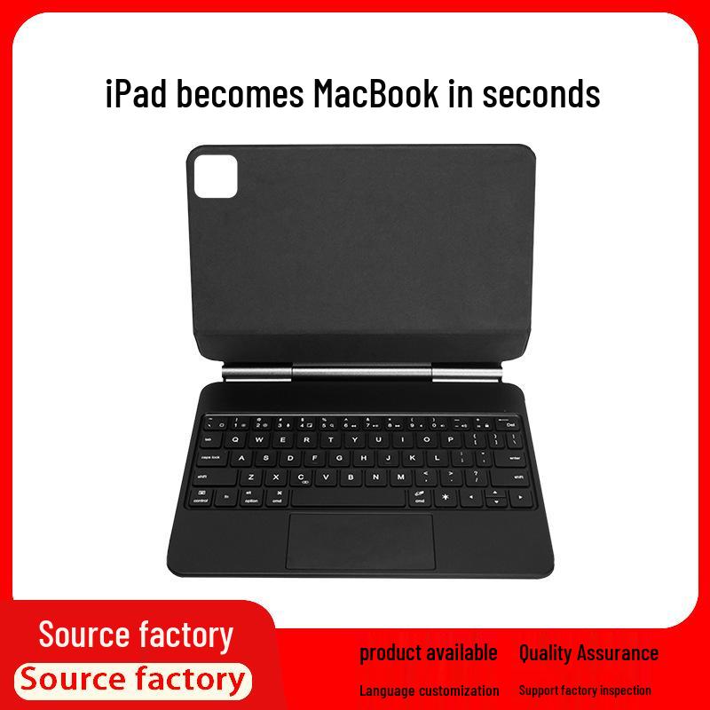 

Magnetic Hover Keyboard for iPad Pro/Air 4/5/6 with Bluetooth iPad Air 4th Gen чёрный