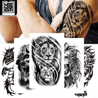 Small Waterproof Totem and Symbol Tattoo Sticker Set for Forearm