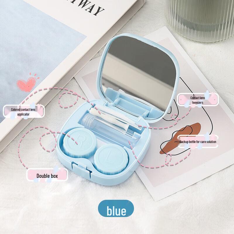 JAJALIN Custodia per lenti a contatto portatile