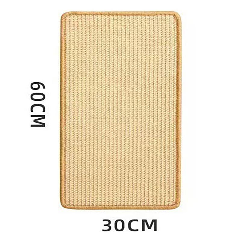 Natural Cat Scratching Mat Sisal Wear-resistant Integrated Pad Multi-stick Suitable for Wall Sofa Floor Protection Pad Pet Toy