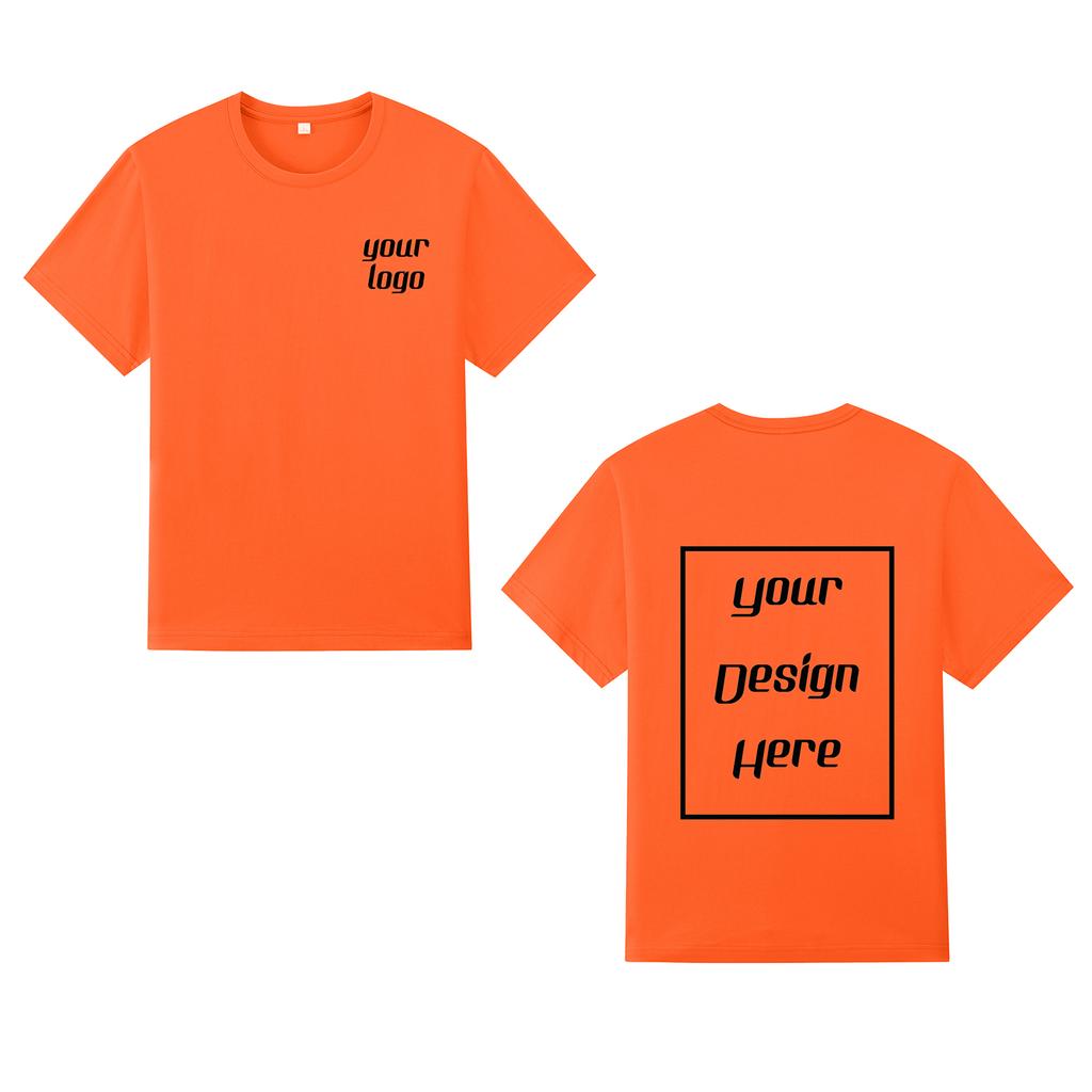 Streetwear Tilpasset Mønstertrykk T-skjorte Harajuku Casual O-hals Topp Korte Ermer Unisex 100% Bomull Gruppe T-skjorte