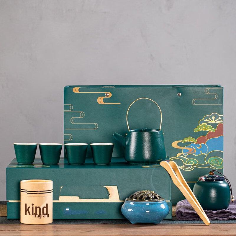 

Керамический подарочный набор для китайского чая и благовоний