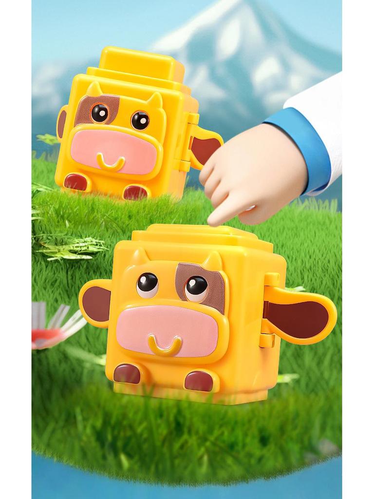 Animal Transformer Stacking Game: Educational Manual Handheld Toy for Boys & Girls