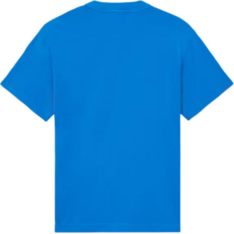 STONE ISLAND FW24 Marina Series Letter Reflective Print Vintage Loose Casual Crew Neck Short Sleeve T-Shirt Men T-Shirt Bright-Blue 8115207X4-V0022