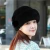Mink Hat for Women Mink Fur Hat for Middle-aged and Elderly Mothers Winter Hat Outdoor Leisure Ear Protection and Warm Mink Hat
