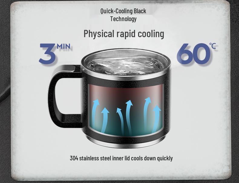 Pánská 1000ml nerezová láhev s čajovým sítkem a na vodu – špičková, velkokapacitní, přenosná izolovaná nádoba