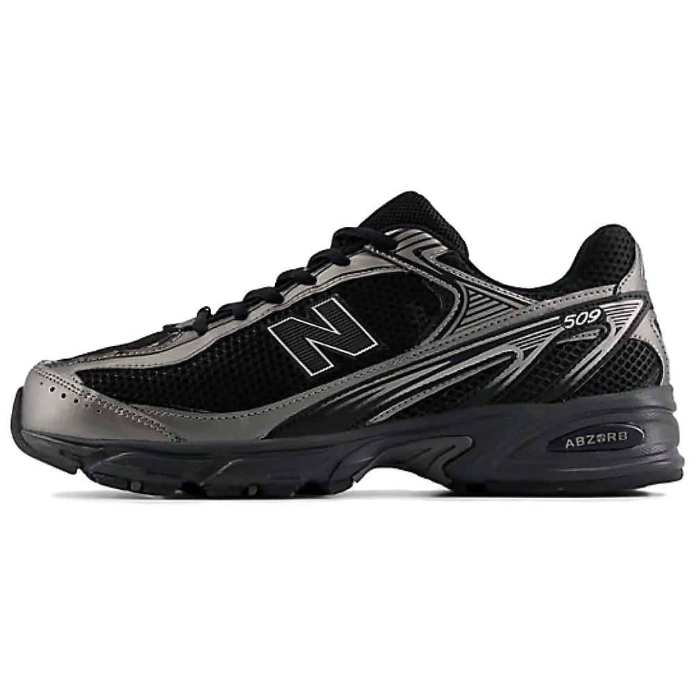 New Balance Unisex 509 Black Silver U509E1 45