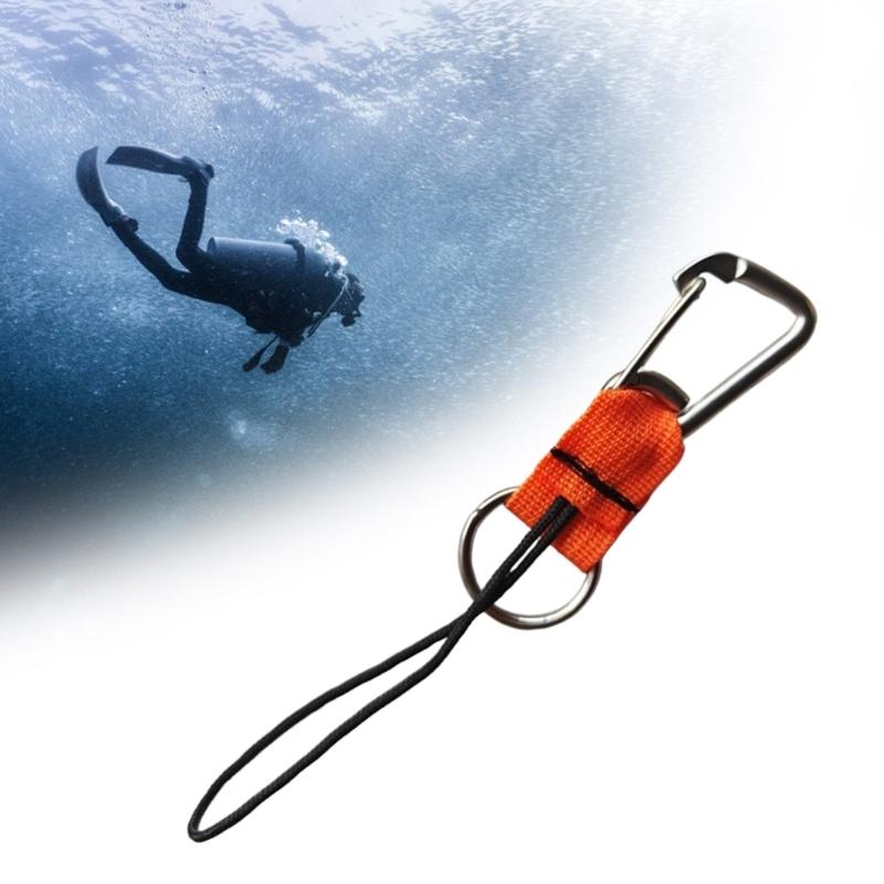 Diving Safety Strap Diving Camera Lanyard with Stainless Buckle for Underwater Photography Freediving Lanyard