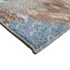 Washable Children's Living Room Rug Jungle Pattern Grey Yellow 100x150