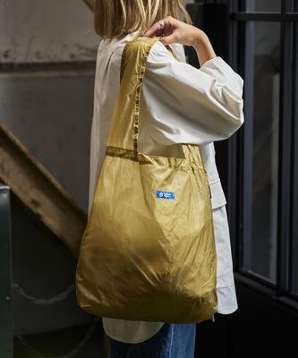 GORDON MILLER Cordura Ripstop Packable Tote Bag with Carabiner, Coyote Beige, 1638899