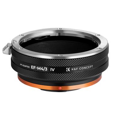 Konzeptobjektiv-Bajonetadapter EF-Bajonet-Objektiv Micro Four Thirds-Bajonet K&F KF-EFM43.IV (Canon-Umbau)
