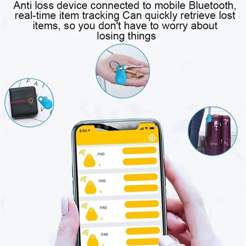 The teardrop-shaped anti-loss device and GPS tracker are suitable for items such as cars, children, pets, and suitcases