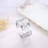 Handicraft Personality Punk Jewelry Spiral Pattern Hollow Opening Bracelet Tide Bracelet
