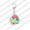 Anime Bulbasaur Squirtle Charmander Cartoon Key Chain Couple Girls Boys Acrylic Backpack Pendant Charm Family Gifts Jewelry Toys