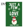 Creative Gift Card Organizer Christmas Book, 10-Page Holiday Holder with Write-On Office Exchange Supplies Notes, Festive Paper Booklet for