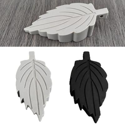 Korek do drzwi Klin liść Podłogowy Stackable Stops Korek do drzwi wewnętrznych Wytrzymały gumowy korek podłogowy Zapobiega zamykaniu drzwi