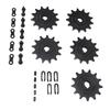 410 13T Rear Motor Sprocket with 410 Model Master Link Set for Go Kart Motorcycle ATV Quad