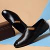 Fashion New Genuine Leather Mens Loafers Stylish Design Moccasins  Comfy Men's Casual Slip on Shoes Hollow Breathable Male Driving Flats