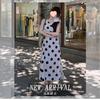 Polka Dot Dress Summer Dress New Temperament Retro Sleeveless A-shaped Long Skirt Loose and Thin Vest Strap Skirt Women
